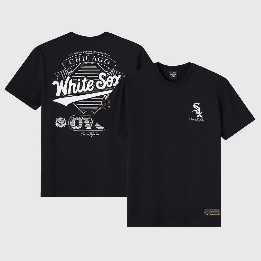 Chicago White Sox OVO x MLB Graphic T-Shirt - Black