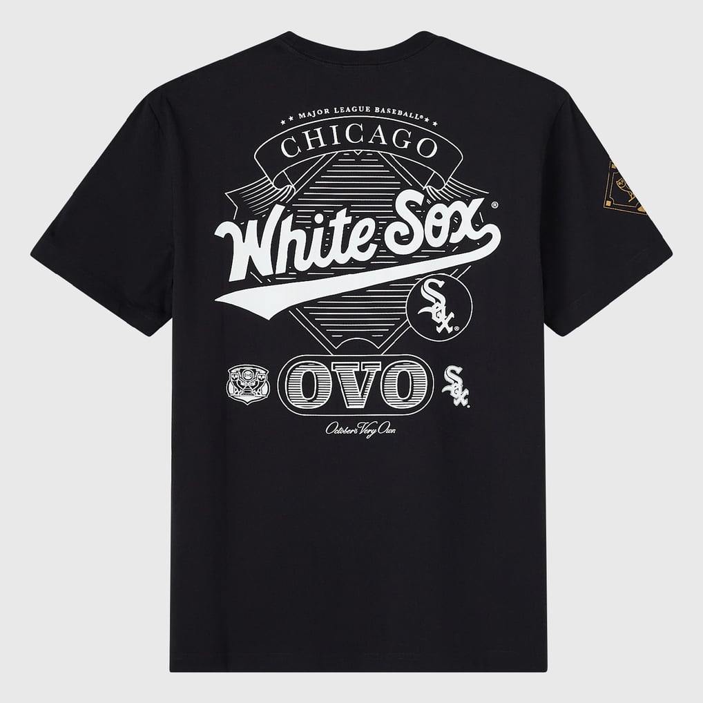 Chicago White Sox OVO x MLB Graphic T-Shirt - Black