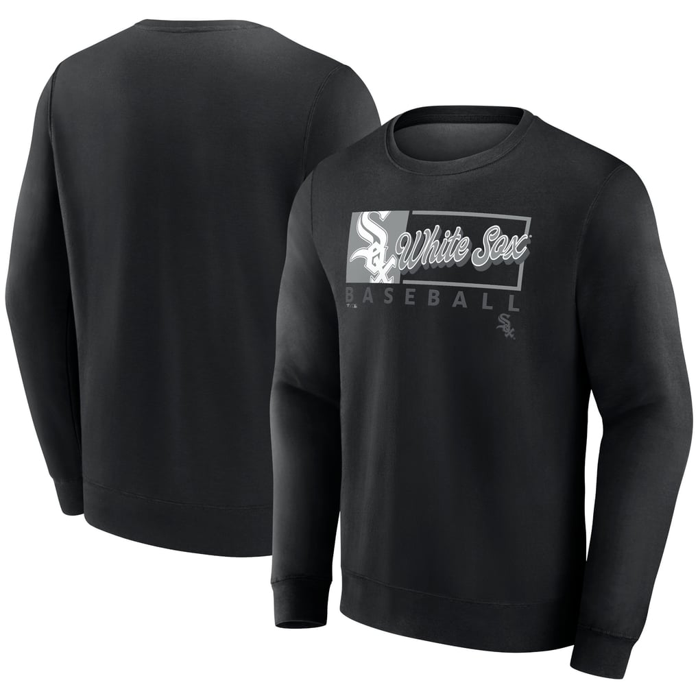 Chicago White Sox Profile Big & Tall Pullover Sweatshirt - Black