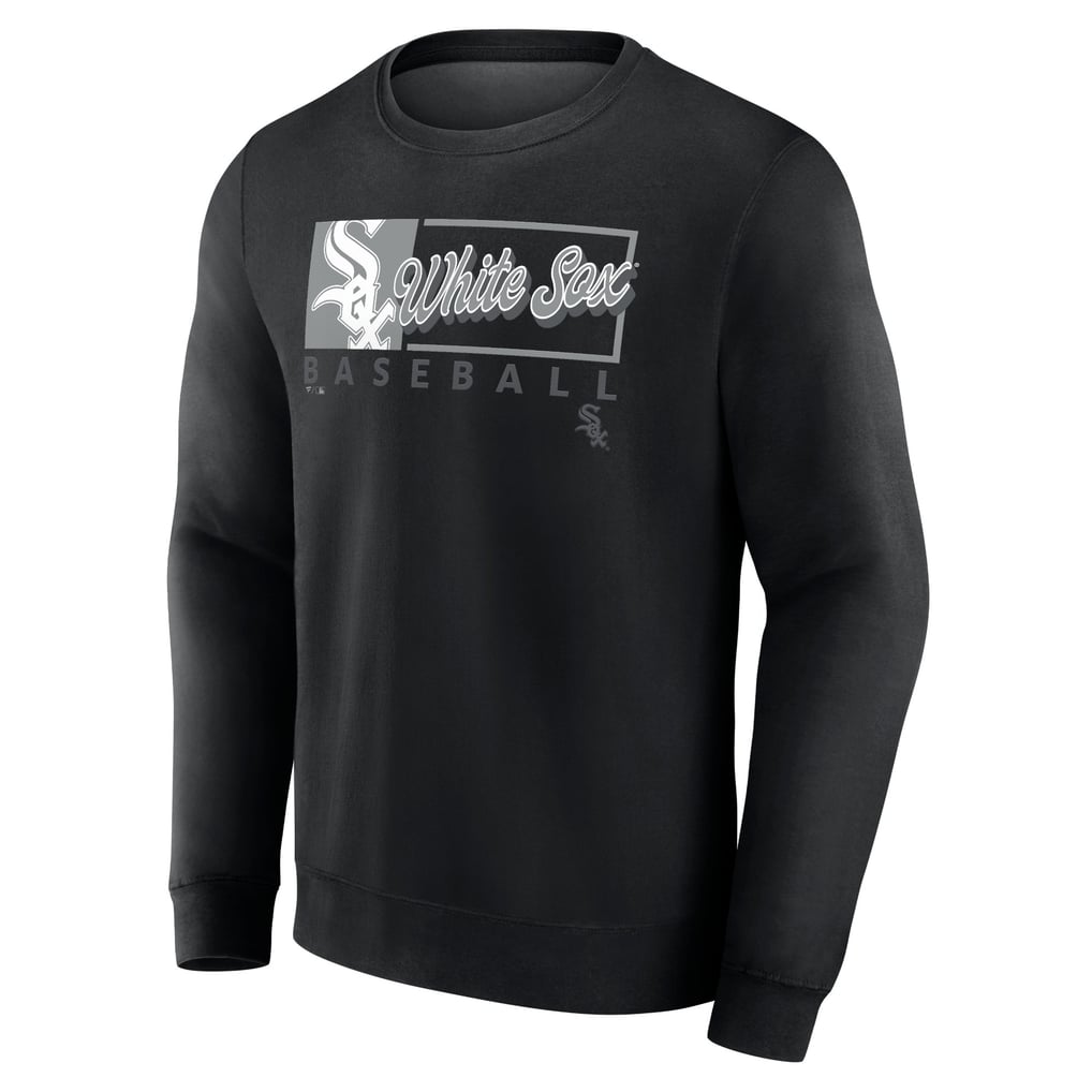 Chicago White Sox Profile Big & Tall Pullover Sweatshirt - Black
