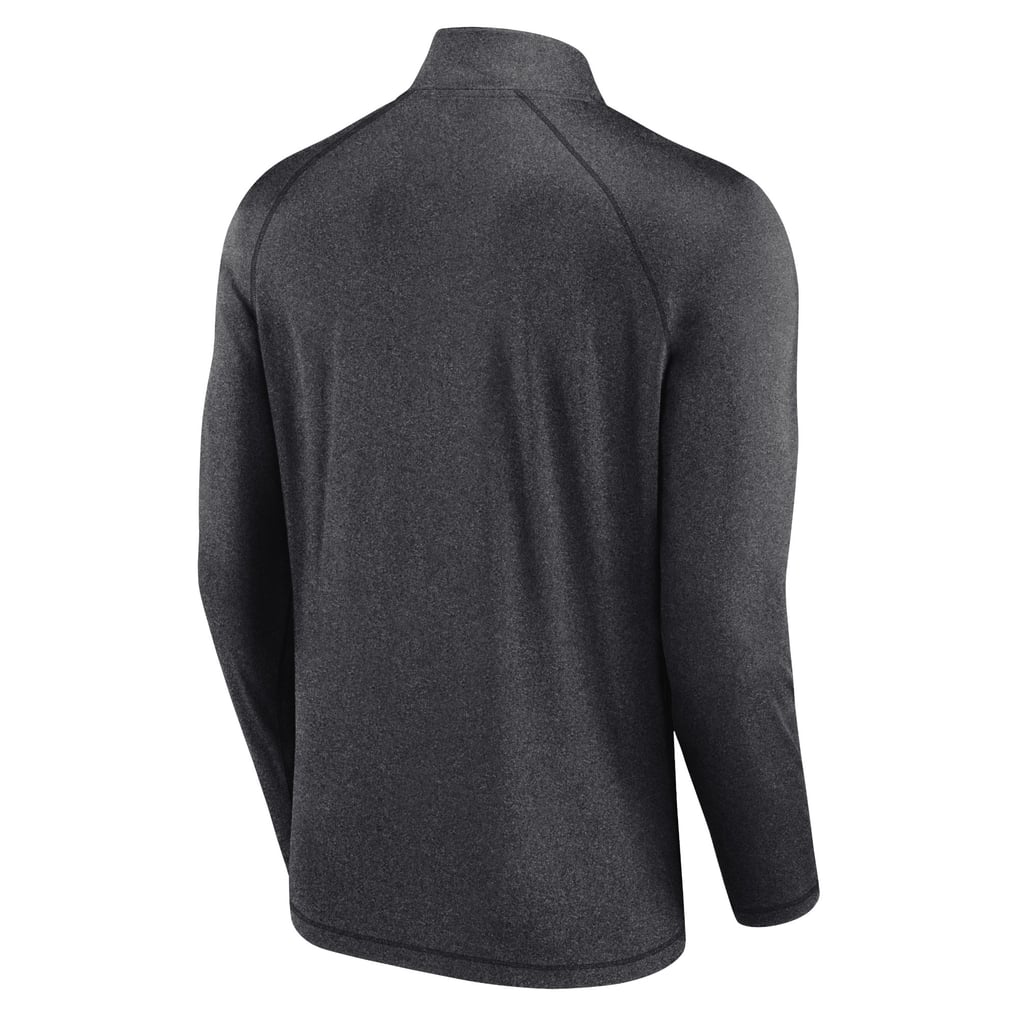 Chicago White Sox Profile Big & Tall Raglan Quarter-Zip Top - Black