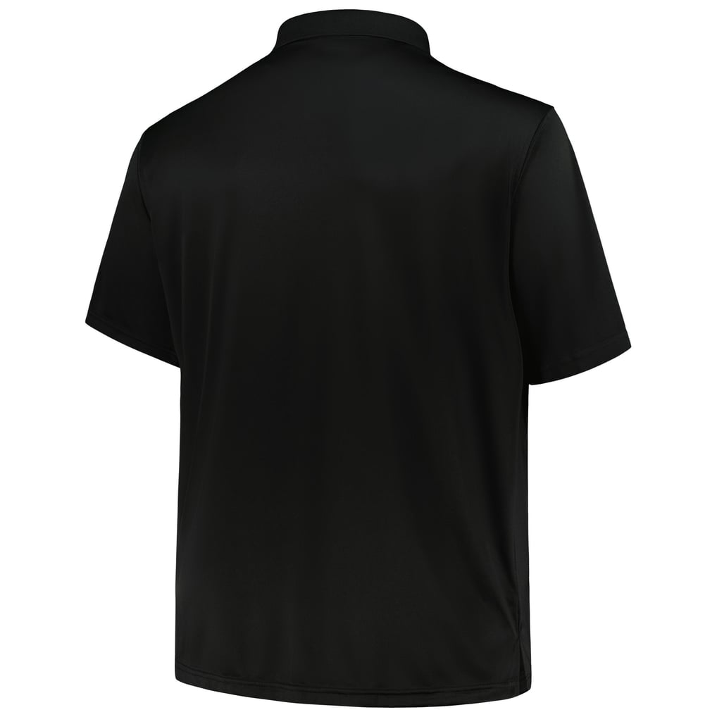 Chicago White Sox Profile Big & Tall Two-Pack Solid Polo Set - Black/White