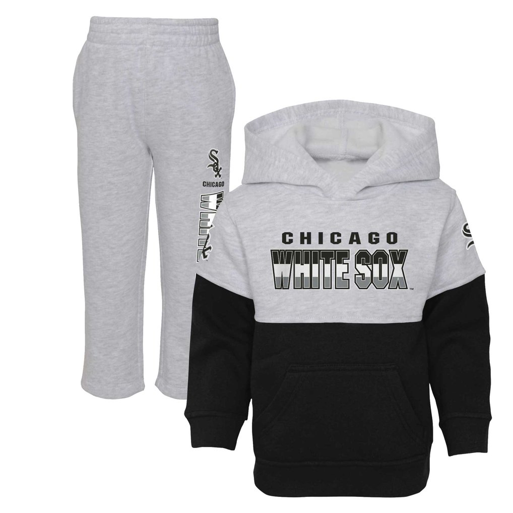 Chicago White Sox Toddler Two-Piece Playmaker Set - Black/Heather Gray