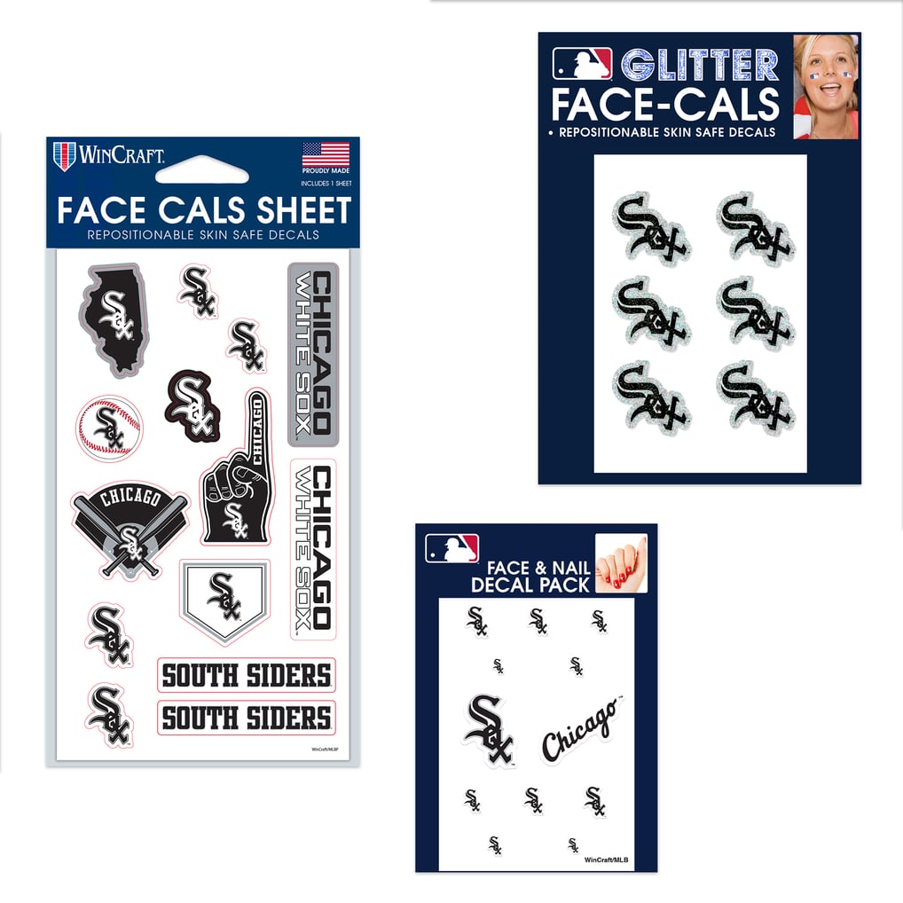 Chicago White Sox WinCraft 4" x 7" Waterless Tattoos Set