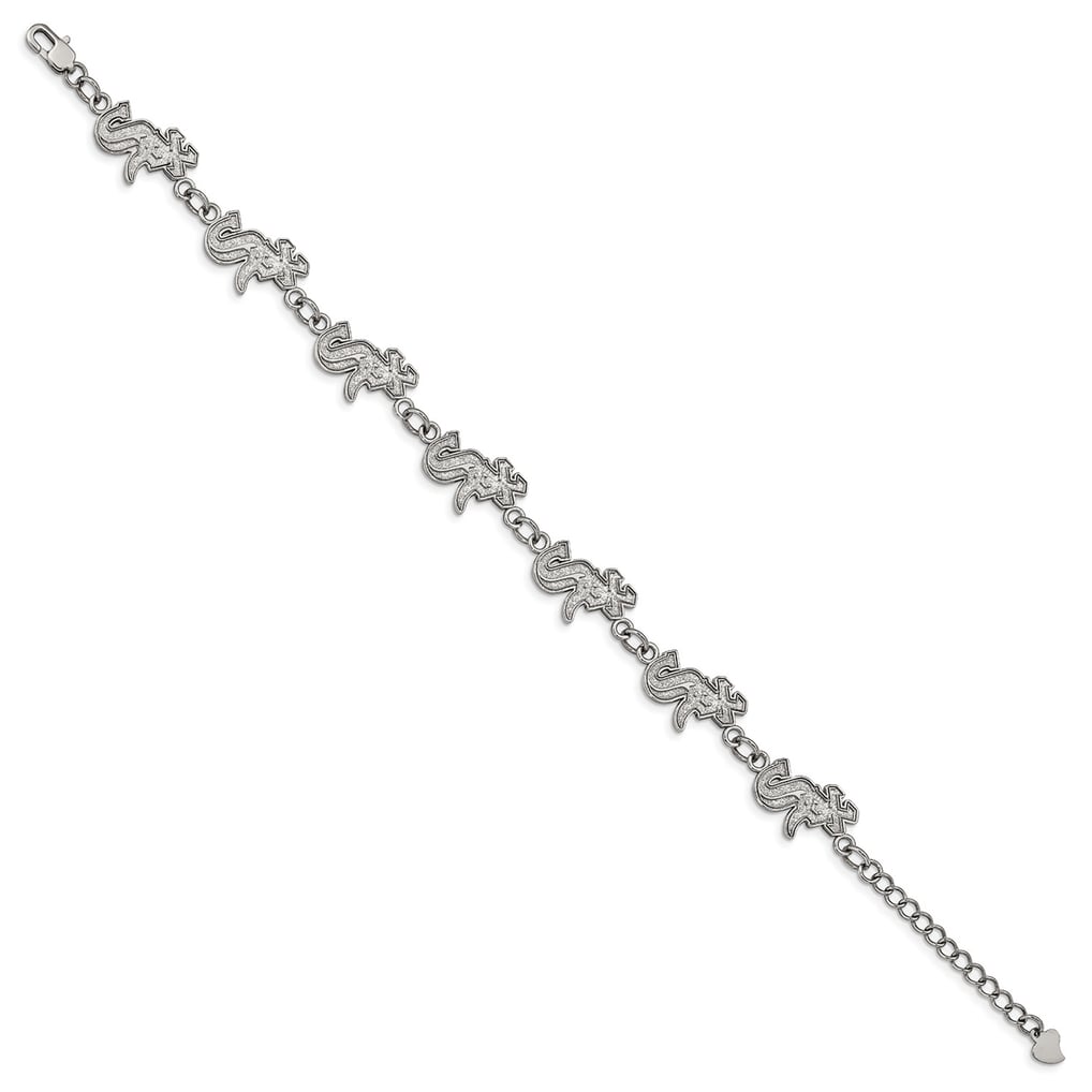 Chicago White Sox Women's Logo Bracelet with Extension