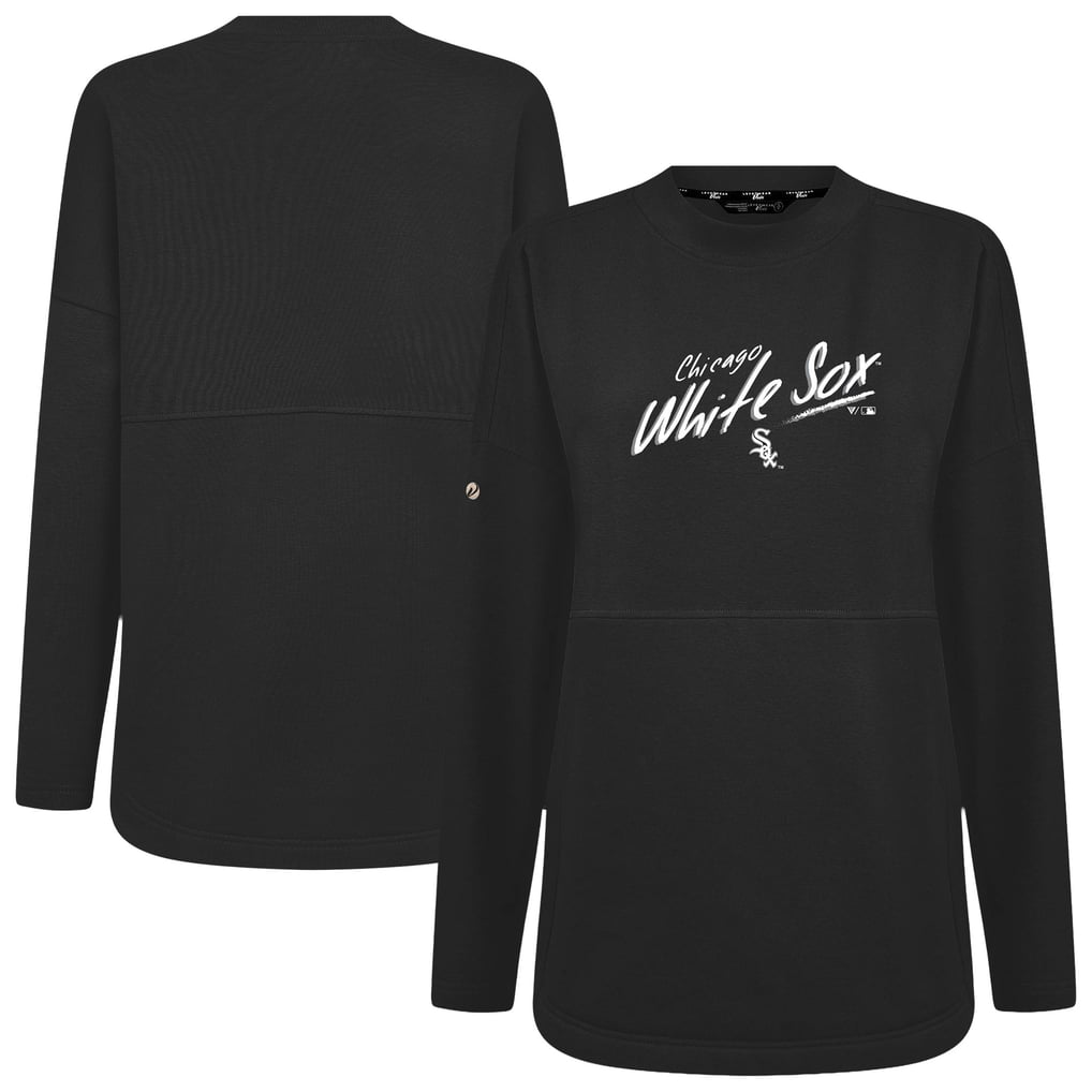 Chicago White Sox Levelwear Women's Oversized Beaudry Sizzle Top - Black