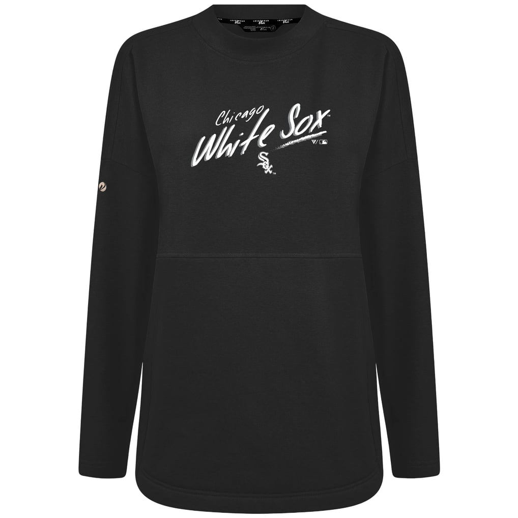 Chicago White Sox Levelwear Women's Oversized Beaudry Sizzle Top - Black