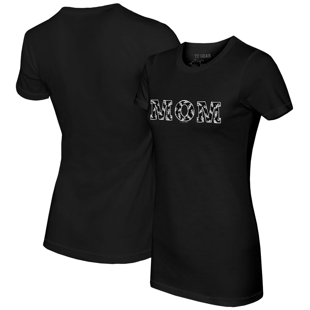 Chicago White Sox Tiny Turnip Women's Logo Mom T-Shirt - Black
