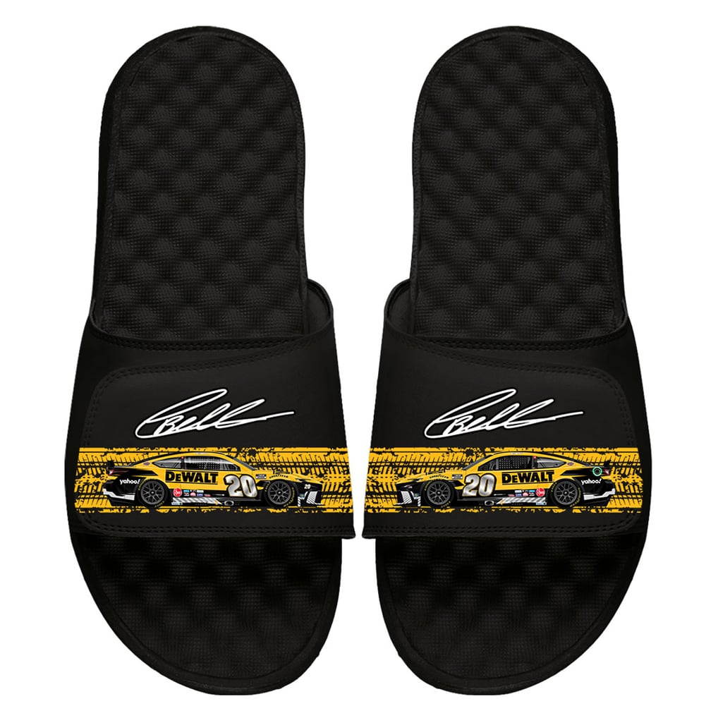 Christopher Bell ISlide Car Signature Stack Slide Sandals - Black