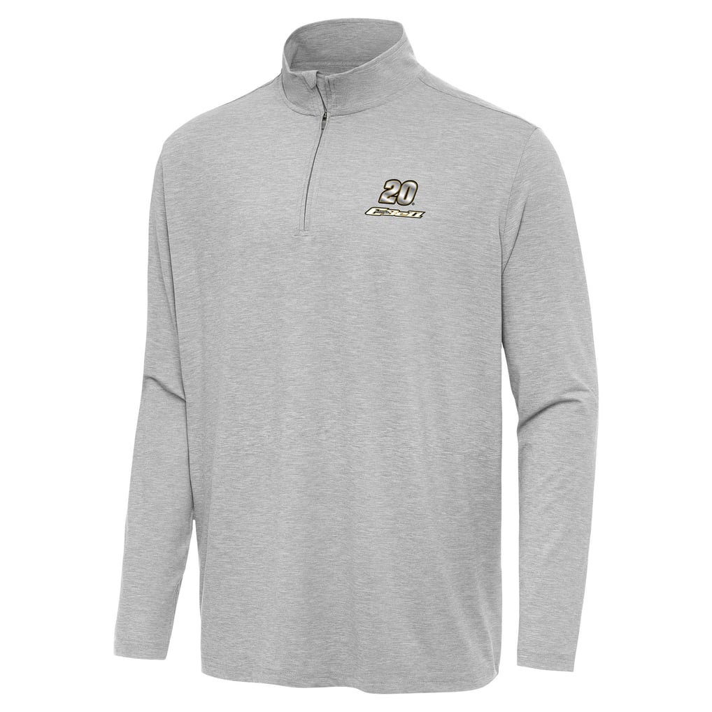  Christopher Bell Antigua Hunk Quarter-Zip Top - Heather Gray