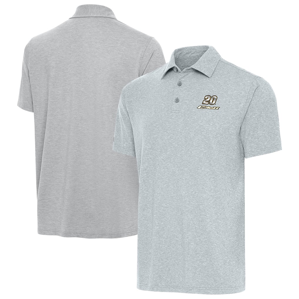 Christopher Bell Antigua Par 3 Big & Tall Polo - Heather Gray
