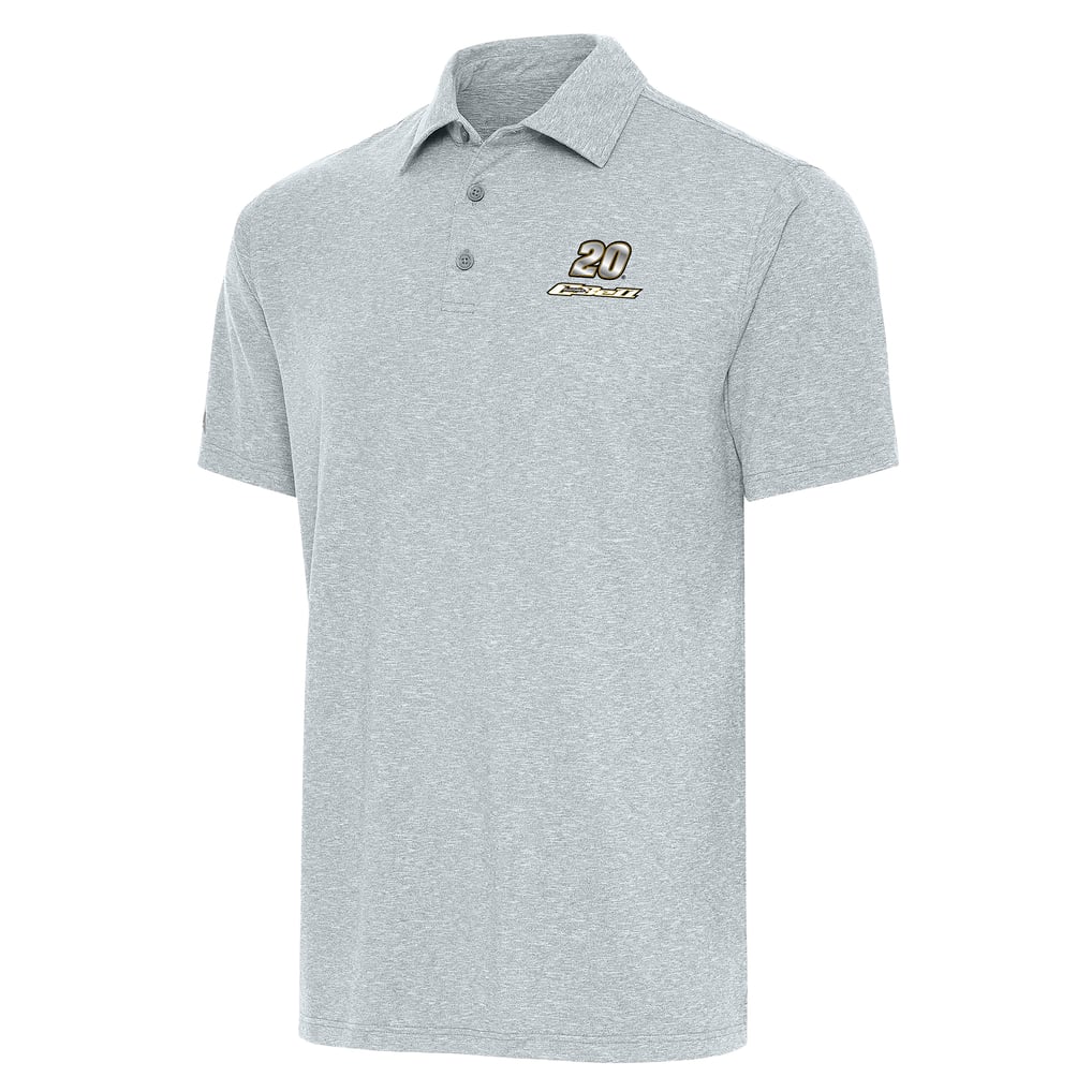Christopher Bell Antigua Par 3 Big & Tall Polo - Heather Gray