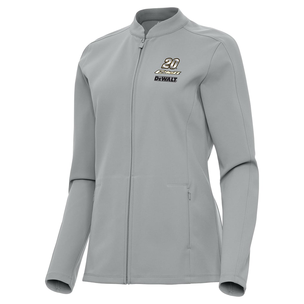  Christopher Bell Antigua Women's Regard Full-Zip Jacket - Gray