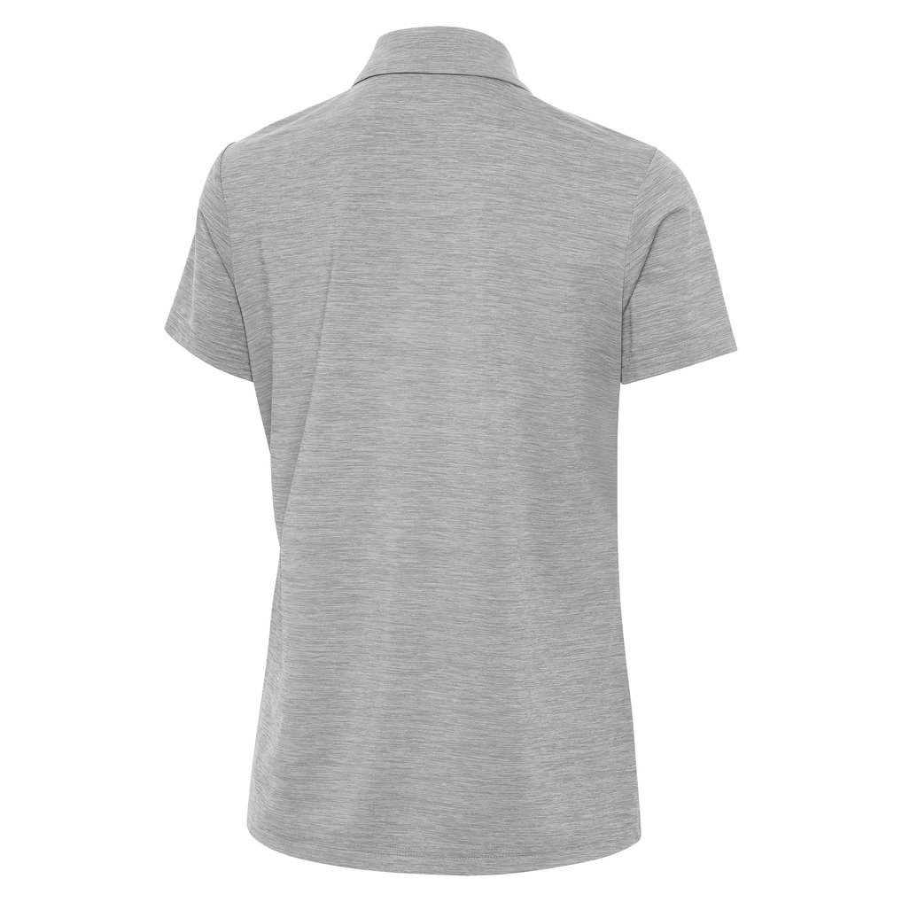 Christopher Bell Antigua Women's Layout V-Neck Polo - Heather Gray