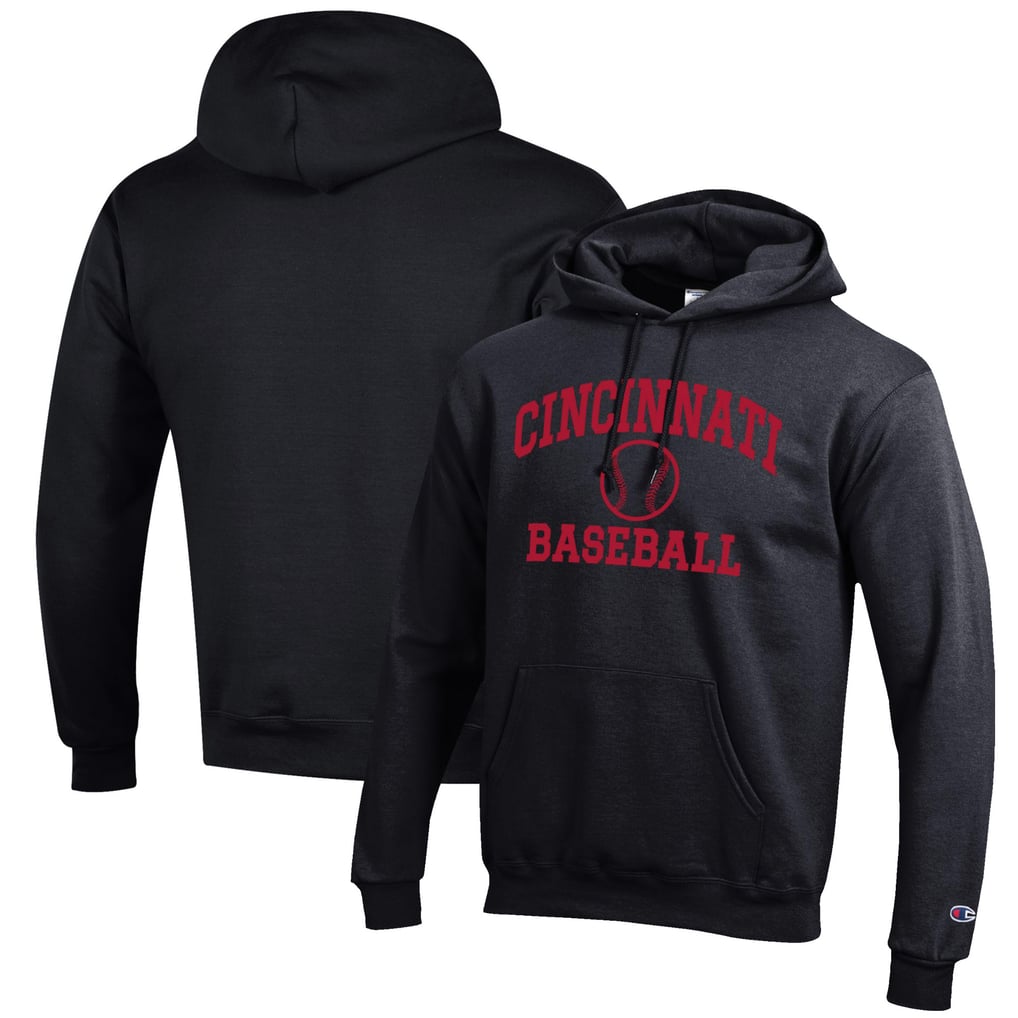 Cincinnati Bearcats Champion Baseball Icon Pullover Hoodie - Black