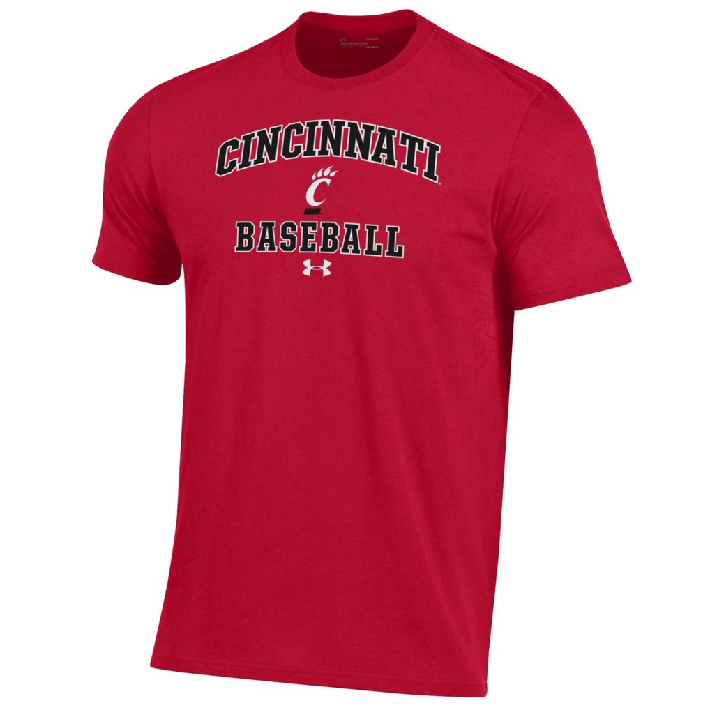 Cincinnati Bearcats Under Armour Baseball Performance T-Shirt - Red