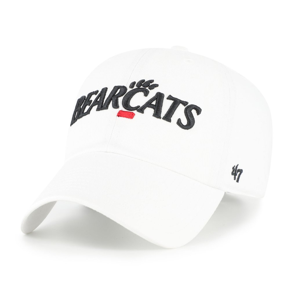  Cincinnati Bearcats '47 Unisex Clean Up Adjustable Hat - White