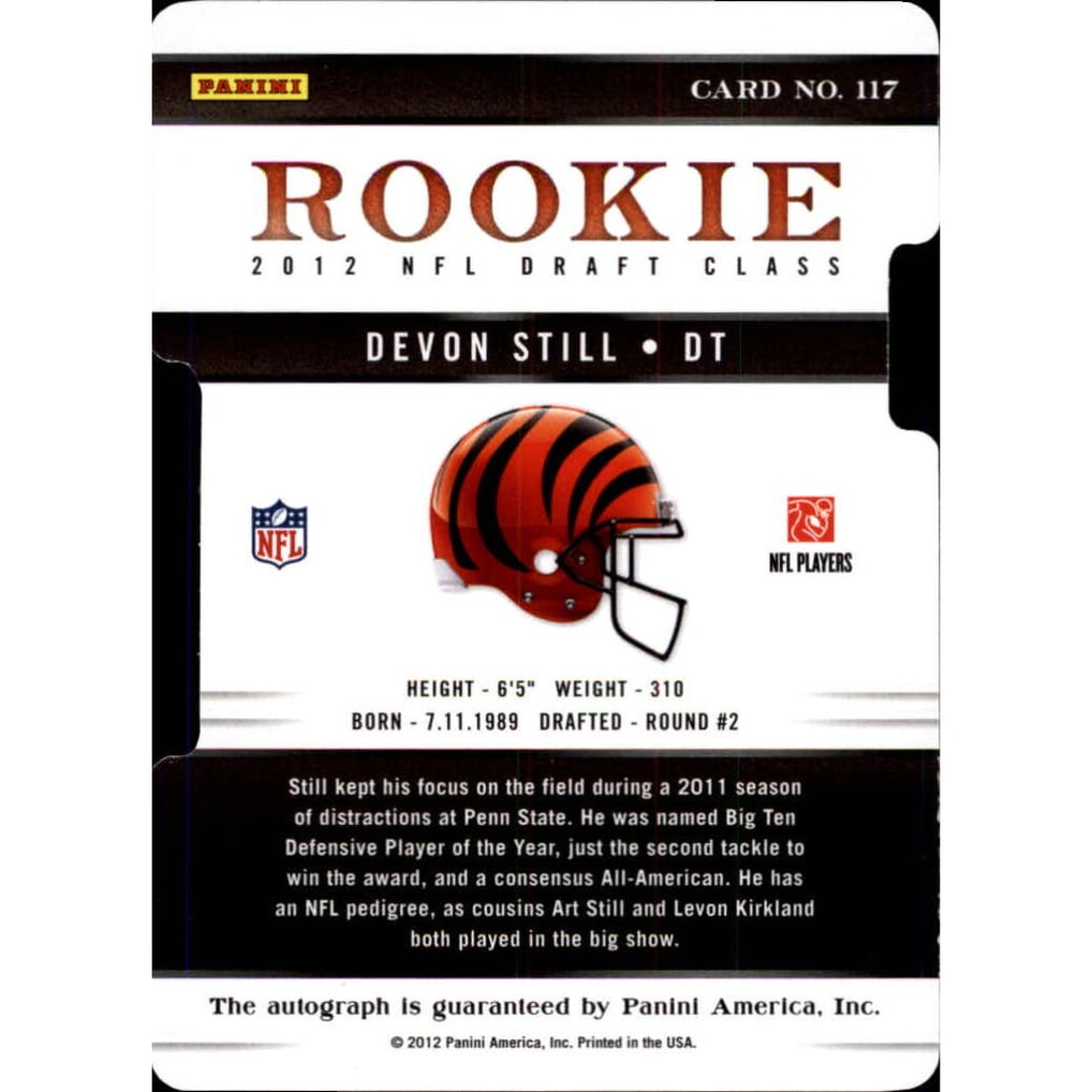 2012 Elite Aspirations Autographs #117 Devon Still/49