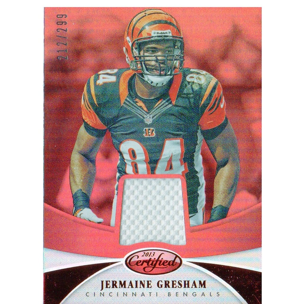 2013 Certified Mirror Red Materials #43 Jermaine Gresham/299
