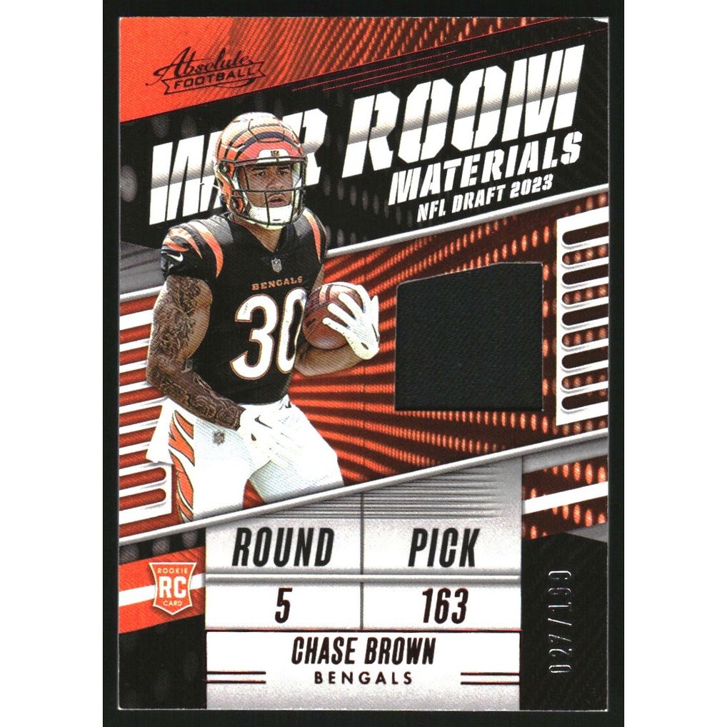 2023 Absolute War Room Materials #7 Chase Brown