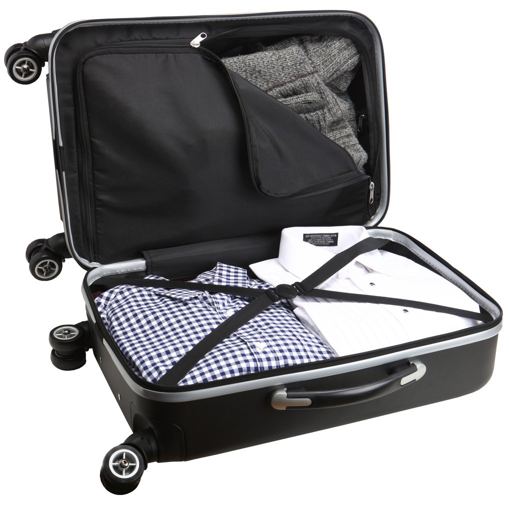 Cincinnati Bengals 20" 8-Wheel Hardcase Spinner Carry-On - Black