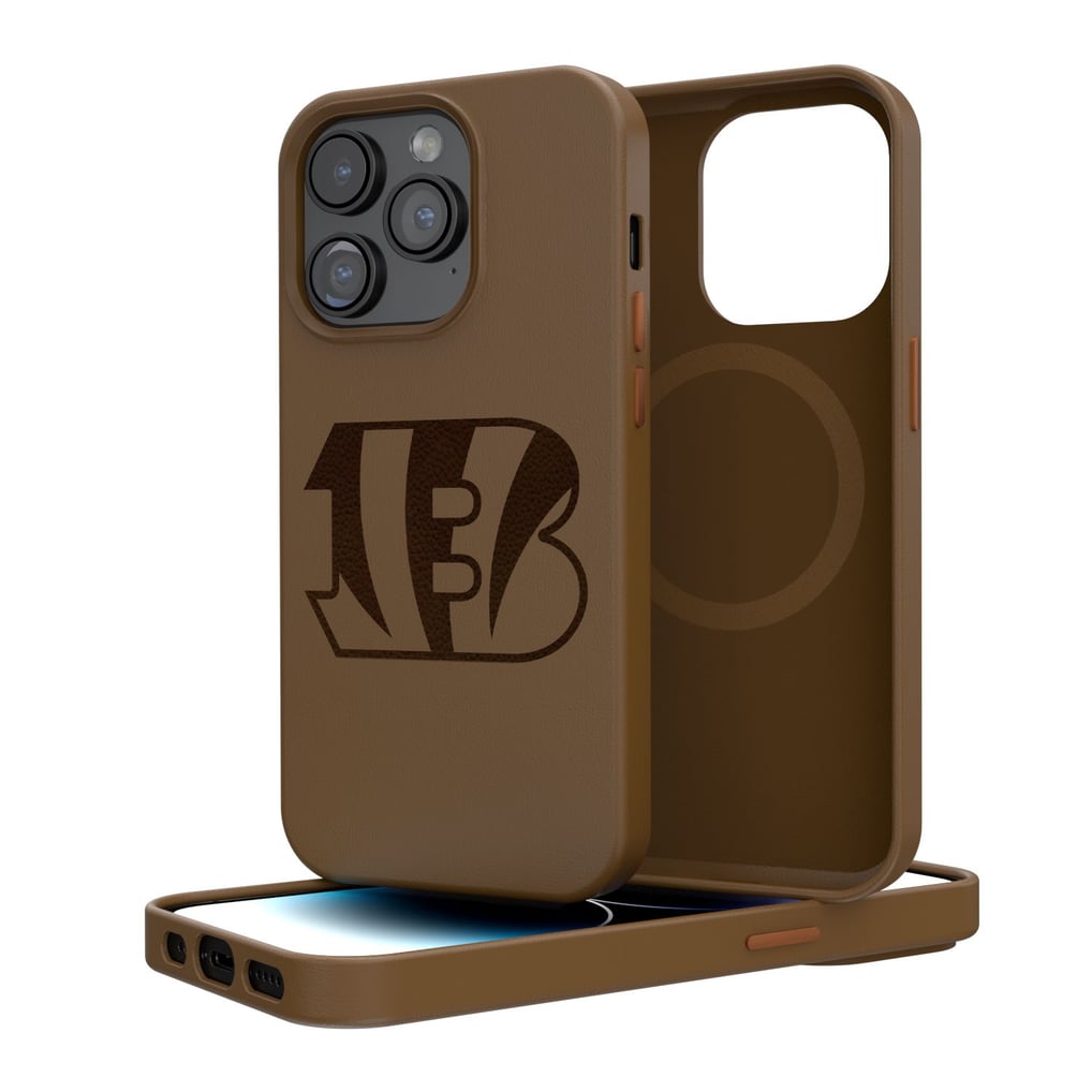 Cincinnati Bengals iPhone Magnetic Bump Case - Brown
