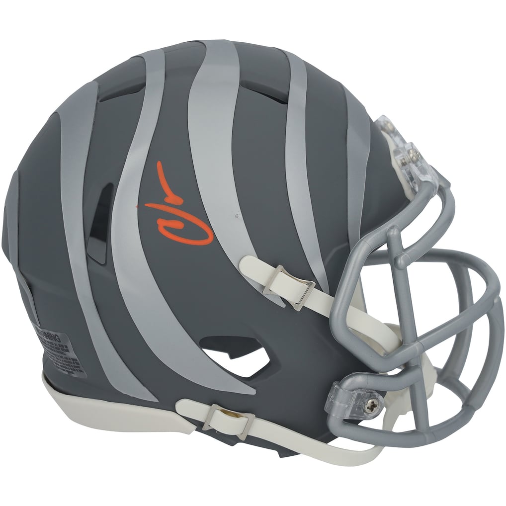 Chad Johnson Cincinnati Bengals Autographed Fanatics Authentic Riddell Slate Speed Mini Helmet  