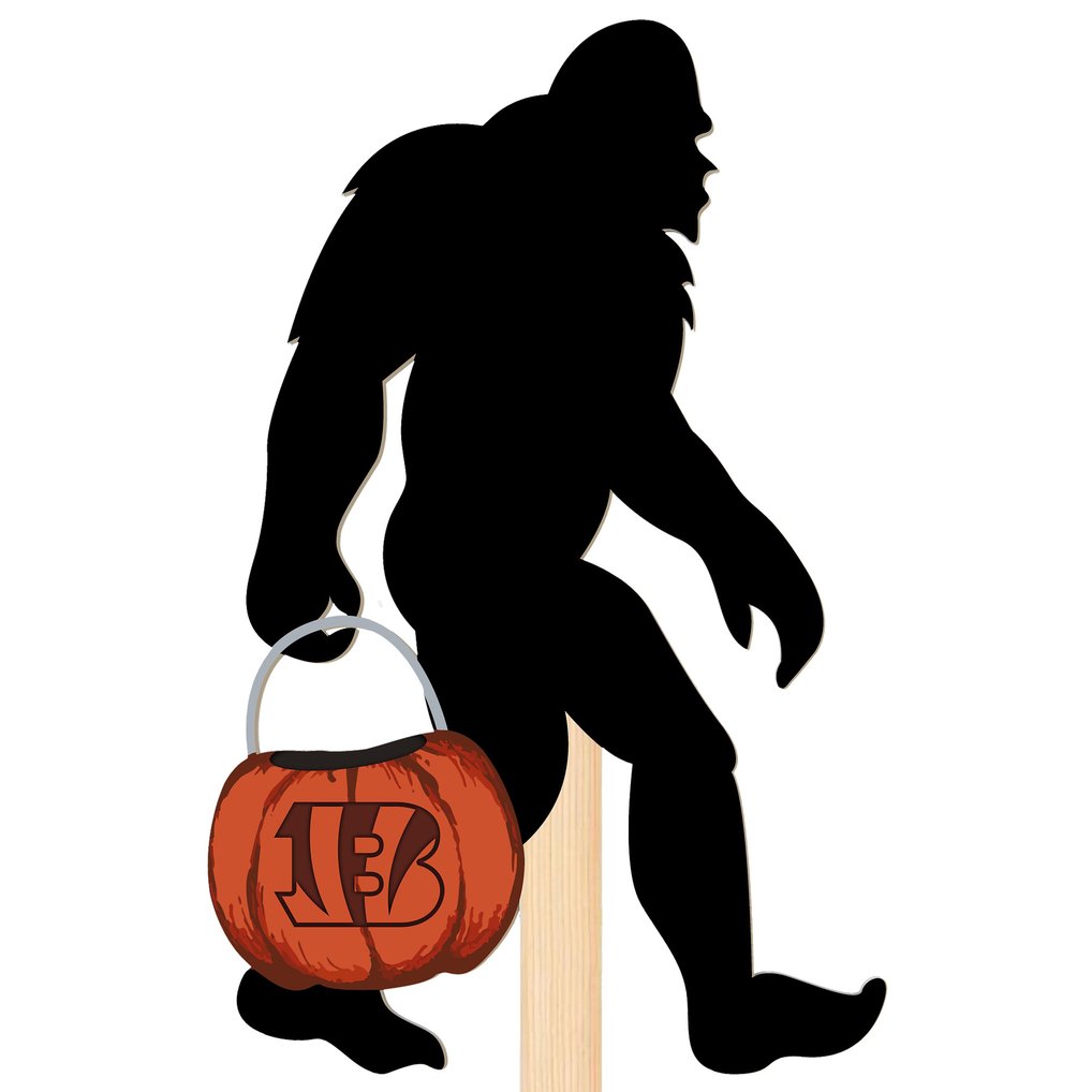 Cincinnati Bengals 12" Bigfoot Halloween Yard Stake