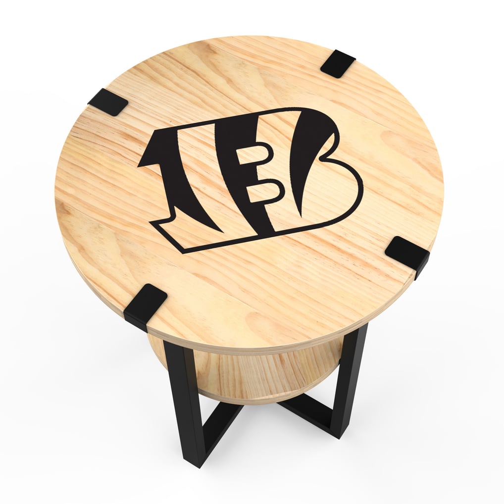 Cincinnati Bengals 18" Side Table with Charger