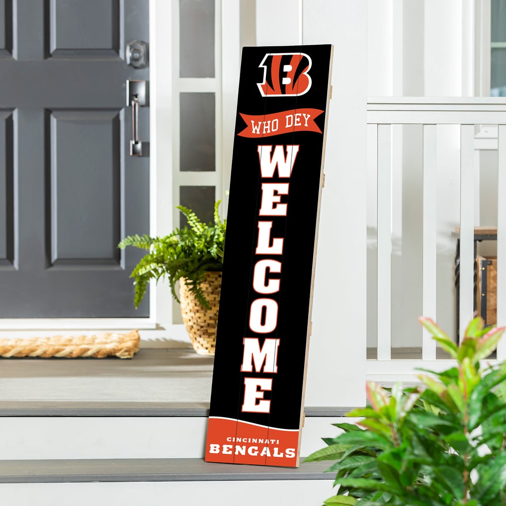 Cincinnati Bengals 47" Leaner Fan Sign