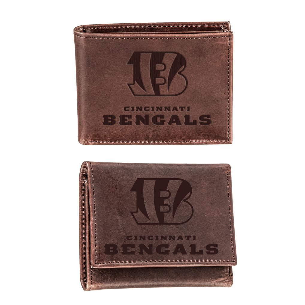 Cincinnati Bengals Bifold & Trifold Wallet Two-Piece Set