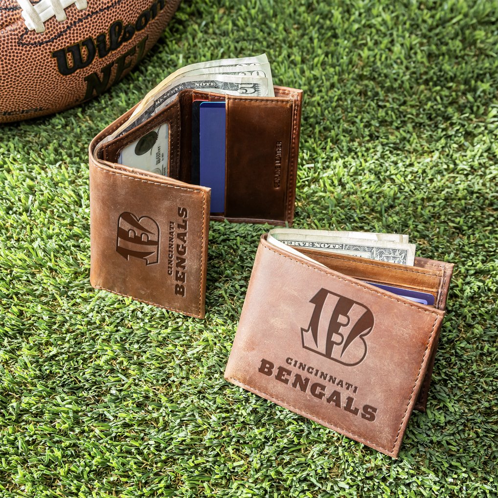 Cincinnati Bengals Bifold & Trifold Wallet Two-Piece Set