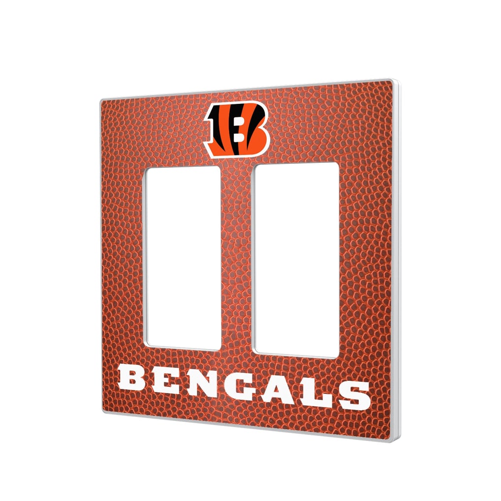 Cincinnati Bengals Football Design Double Rocker Light Switch Plate