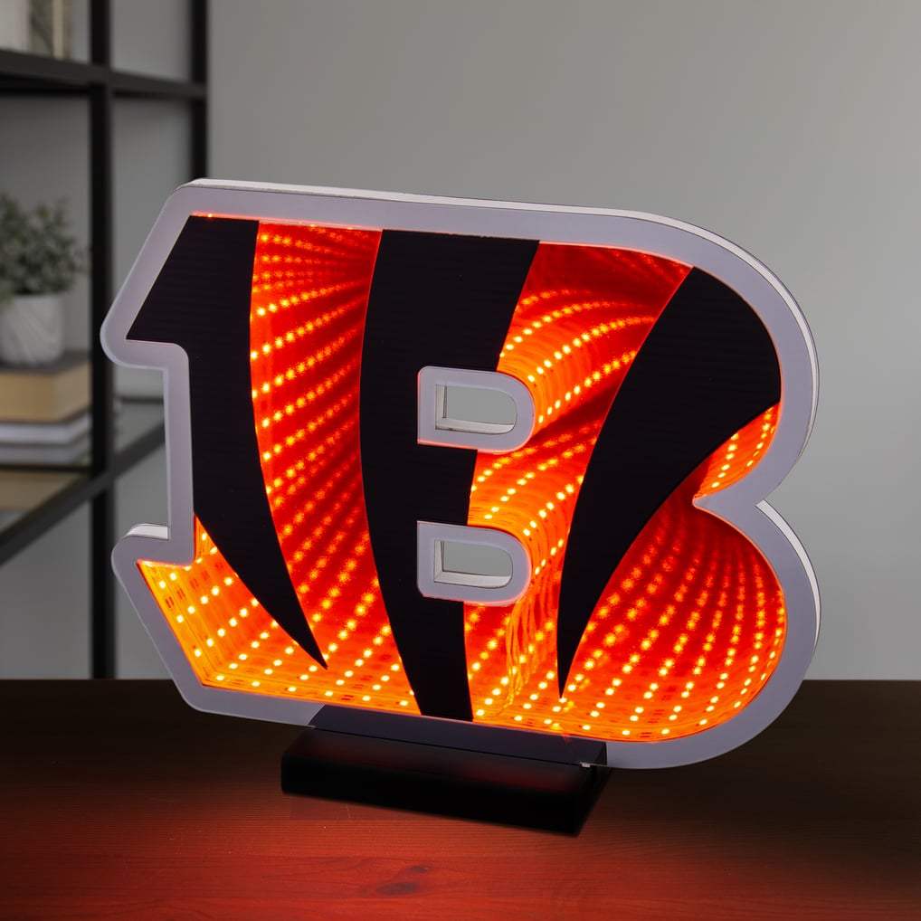 Cincinnati Bengals LED Infinity Logo Light