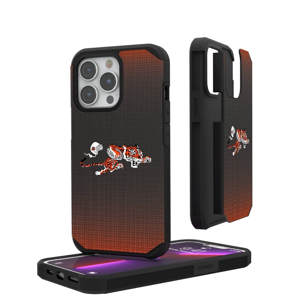 Cincinnati Bengals Linen Logo iPhone Rugged Case