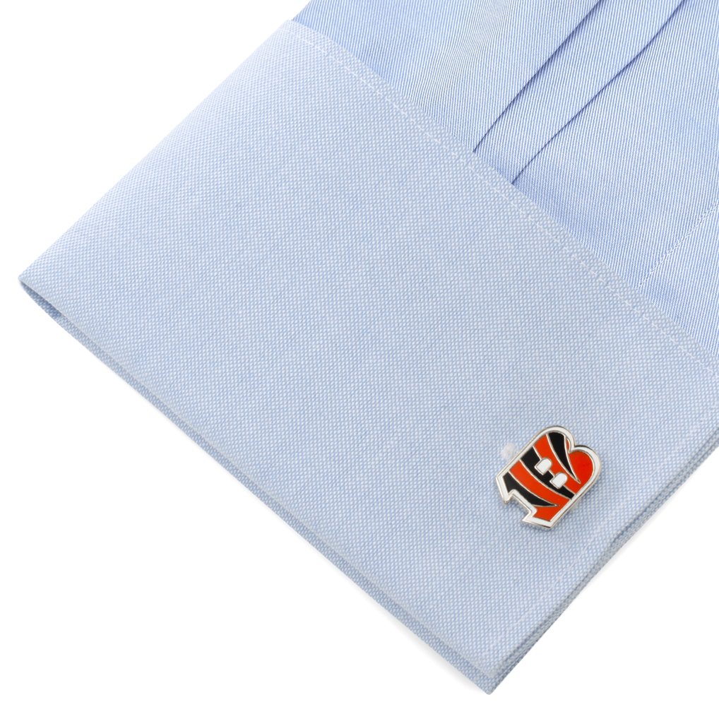 Cincinnati Bengals Logo Cufflinks