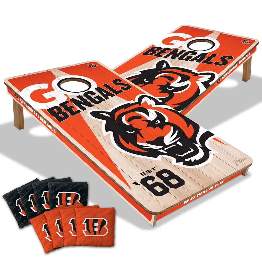 Cincinnati Bengals IDNA 2' x 4' Cornhole Game with Bags