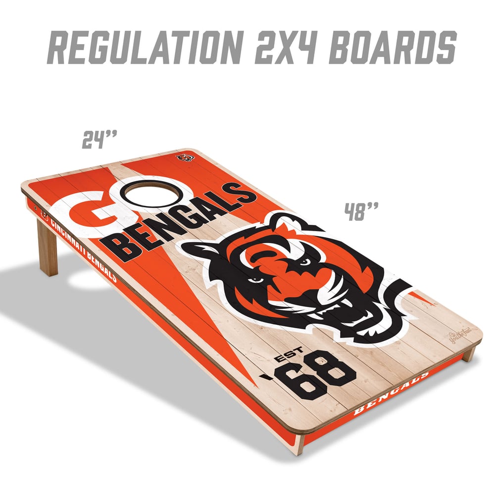 Cincinnati Bengals IDNA 2' x 4' Cornhole Game with Bags