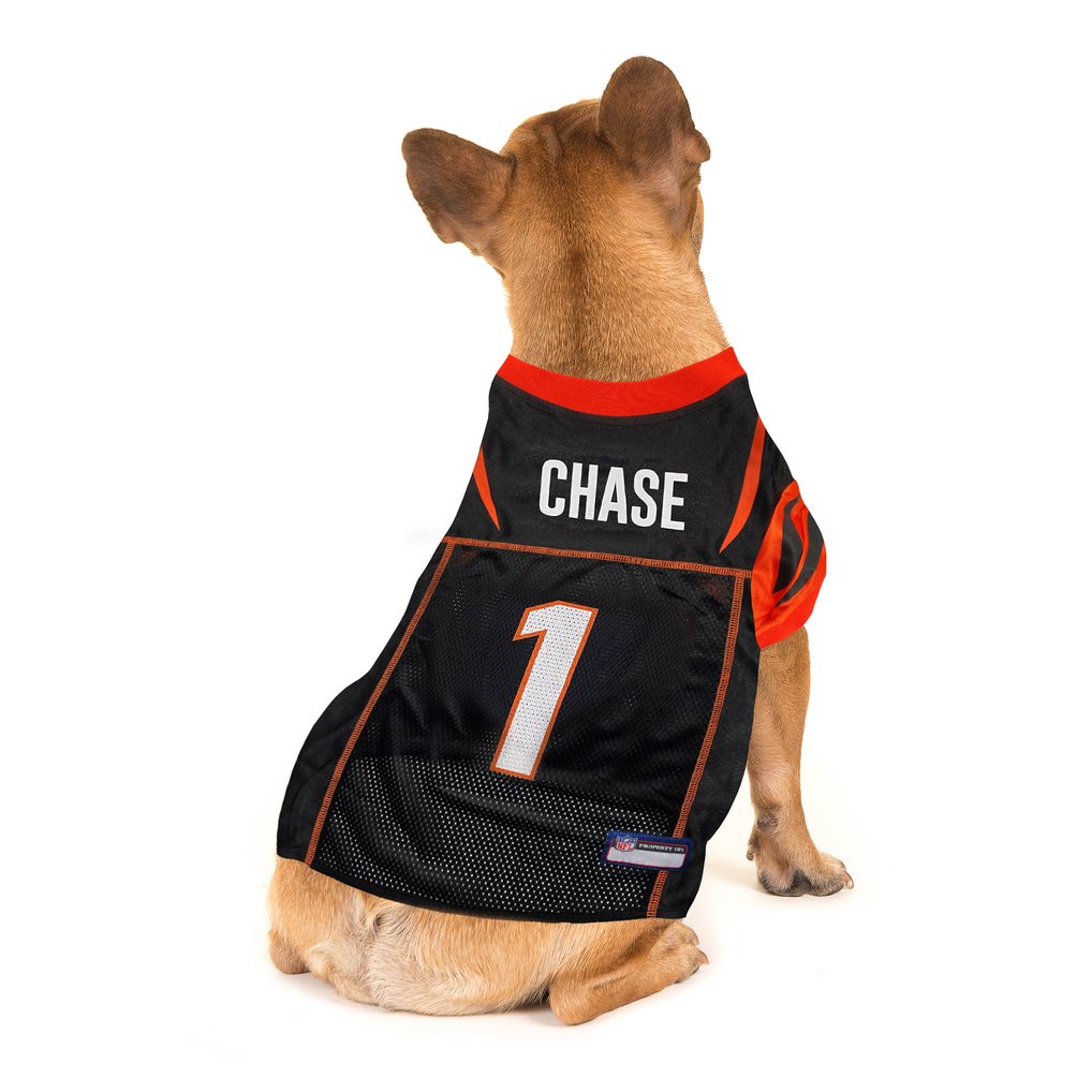Ja'Marr Chase Cincinnati Bengals Player Pet Jersey - Black
