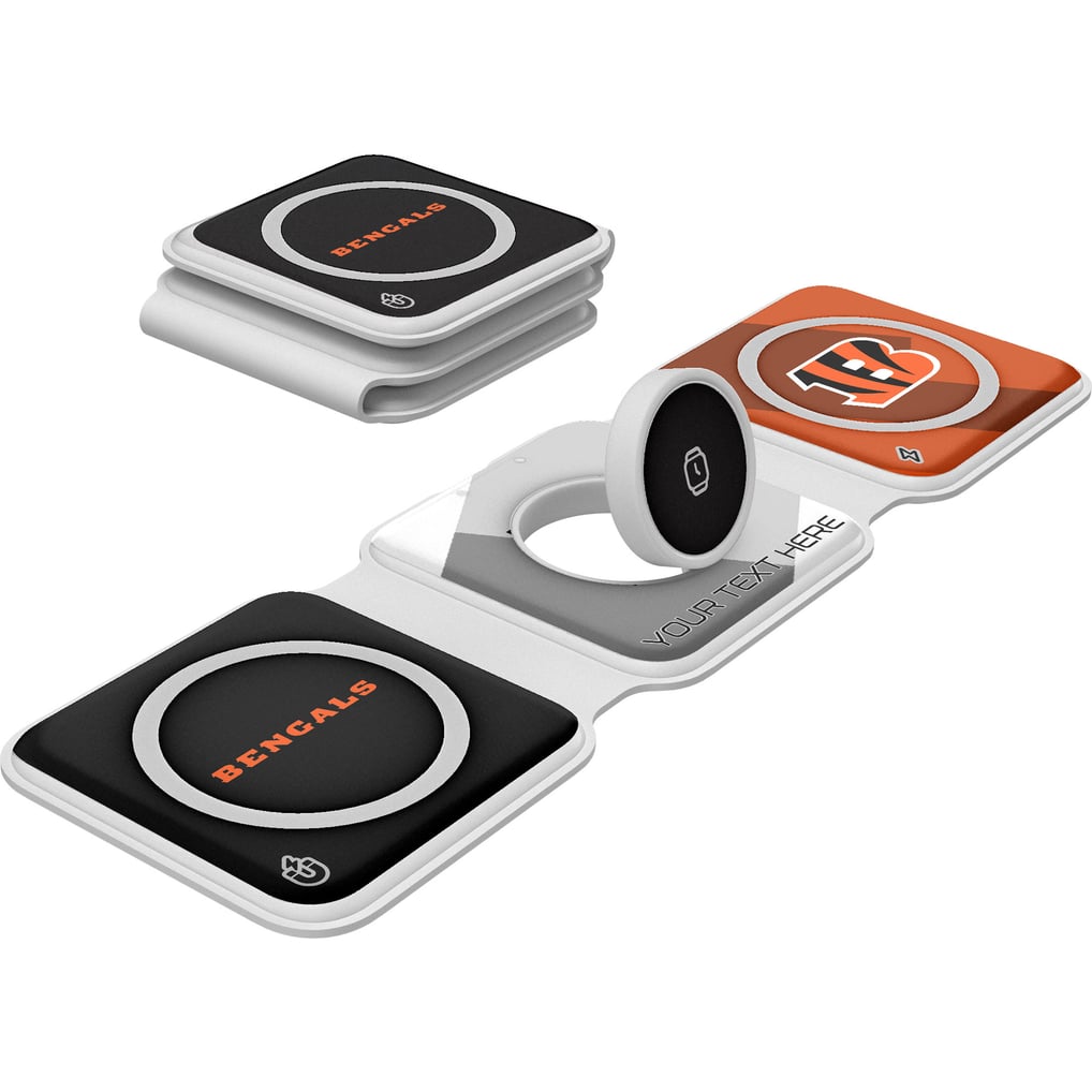 Cincinnati Bengals Keyscaper Personalized 3-in-1 Foldable Charger