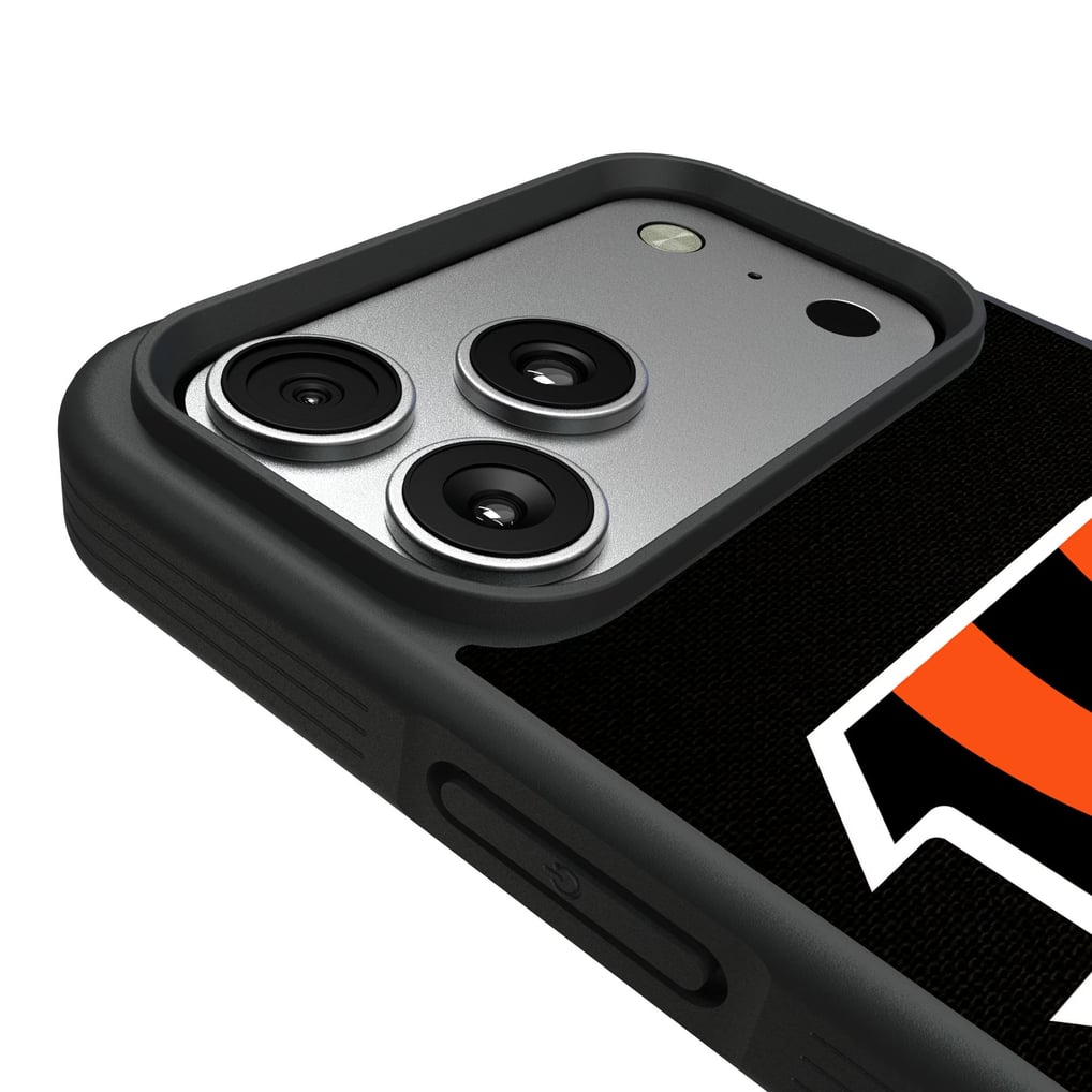 Cincinnati Bengals Keyscaper Personalized Bump Case with 8.2ft Drop Protection
