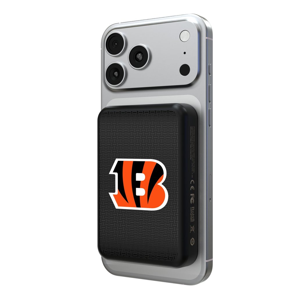 Cincinnati Bengals Keyscaper Wireless Magnetic Power Bank