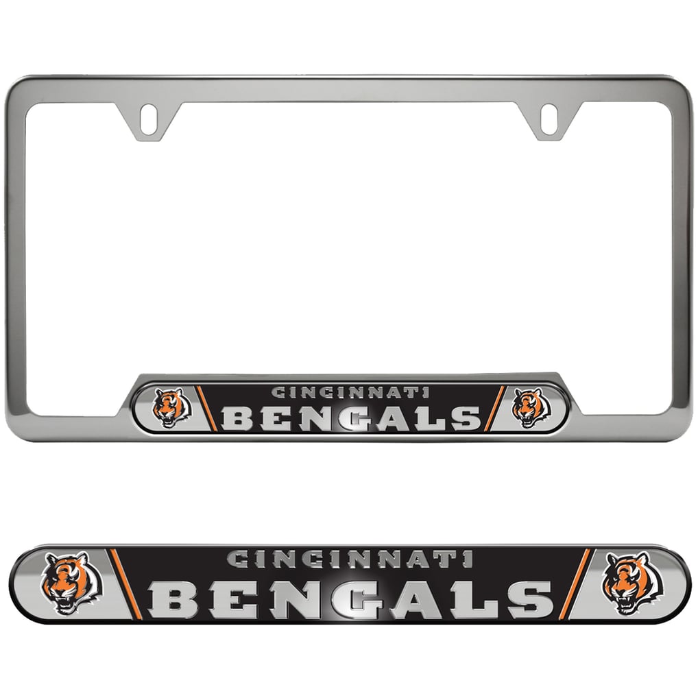  Cincinnati Bengals Logo Brands Embossed License Plate Frame