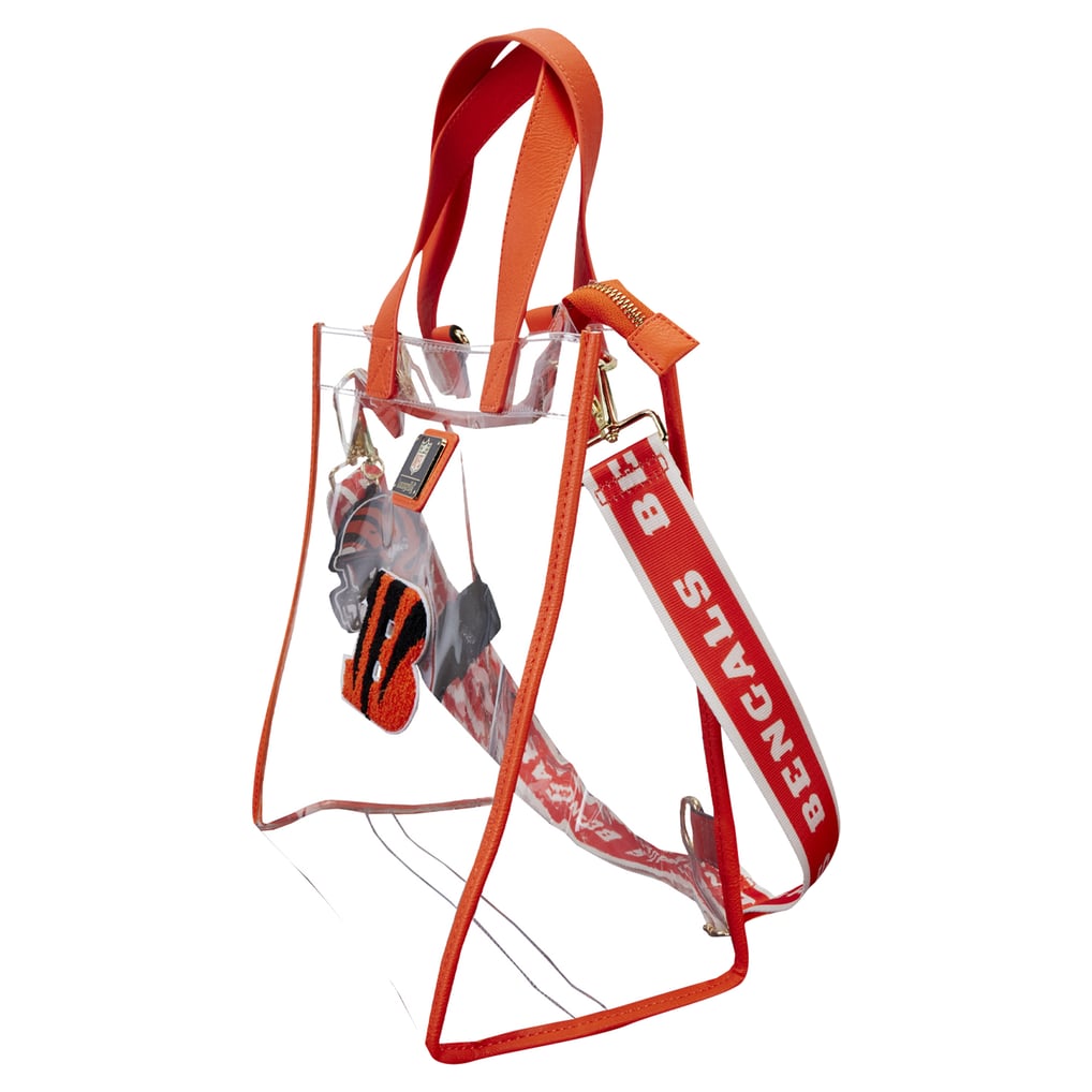 Cincinnati Bengals Loungefly Clear Convertible Backpack & Tote Bag