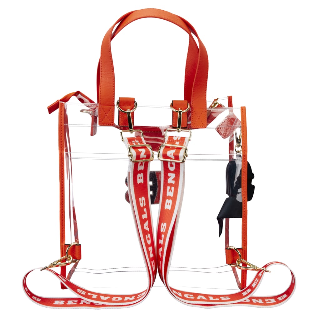Cincinnati Bengals Loungefly Clear Convertible Backpack & Tote Bag