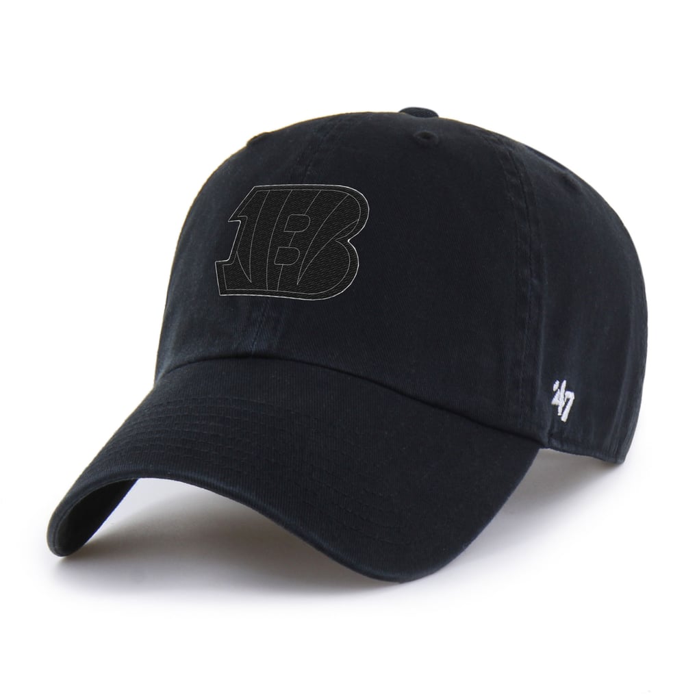 Cincinnati Bengals '47 Tonal Clean Up Adjustable Hat - Black