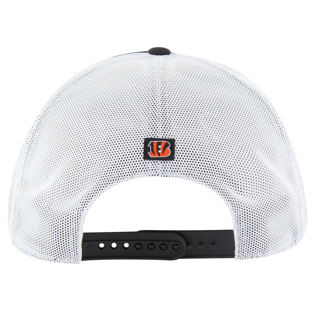  Cincinnati Bengals '47 Downburst Relaxed Hitch Trucker Adjustable Hat - Black/White