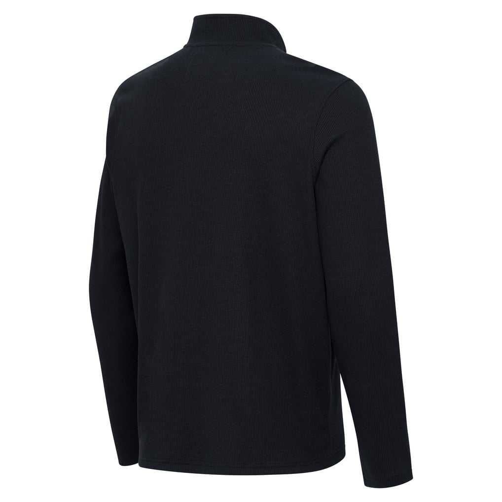 Cincinnati Bengals Antigua Sync Tri-Blend Quarter-Zip Pullover -  Heather Black