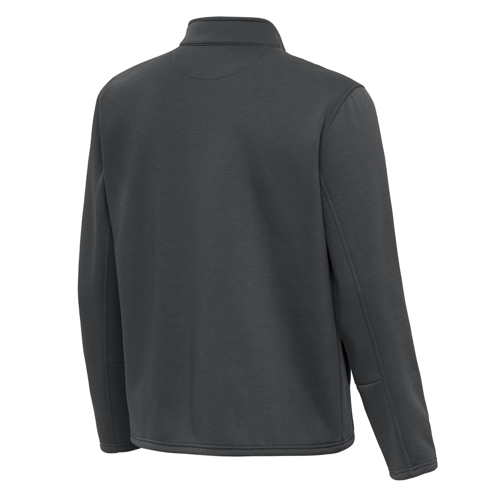 Cincinnati Bengals Antigua Twist Quarter-Zip Pullover Jacket - Pewter