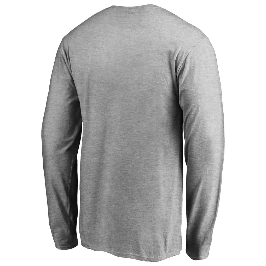 Cincinnati Bengals Iconic Collection On Side Stripe Long Sleeve T-Shirt - Ash